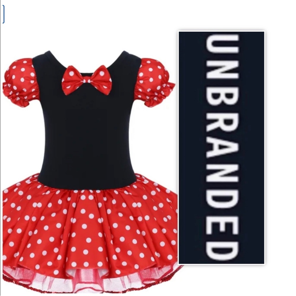 UNBRANDED Minnie Mouse Red Dress